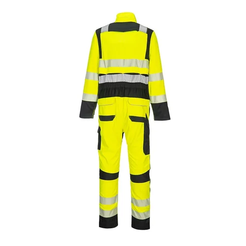 PORTWEST FR507 kombinezonas XL, Yellow/Navy image 2