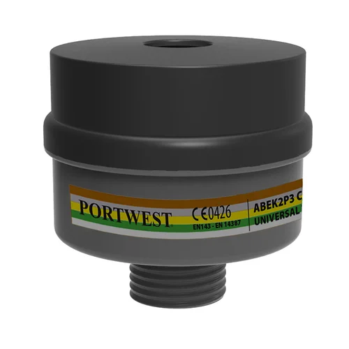 Portwest P976 ABEK2P3 kombinuotas filtras su universalia jungtimi - Juoda image 2
