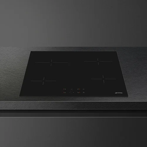 Smeg SE264TD1 įmontuojama elektrinė kaitlentė 60 cm Juoda image 2