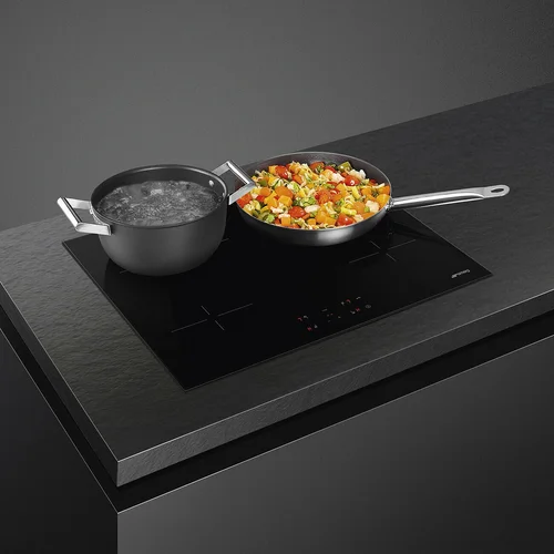 Smeg SE264TD1 įmontuojama elektrinė kaitlentė 60 cm Juoda image 3