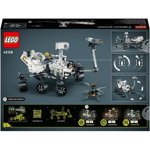 LEGO Technic NASA Mars Rover Perseverance 42158 1132 dalių image 2