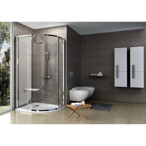 RAVAK Pivot PSKK3, 80x80 cm, skaidrus stiklas image 2