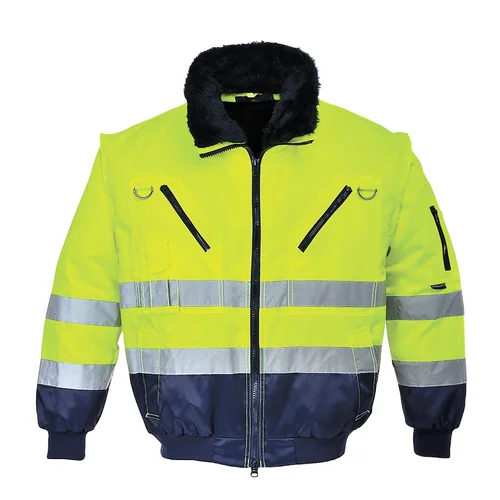PORTWEST PJ50 Pilot striukė trys viename XL Yellow/Navy image 2
