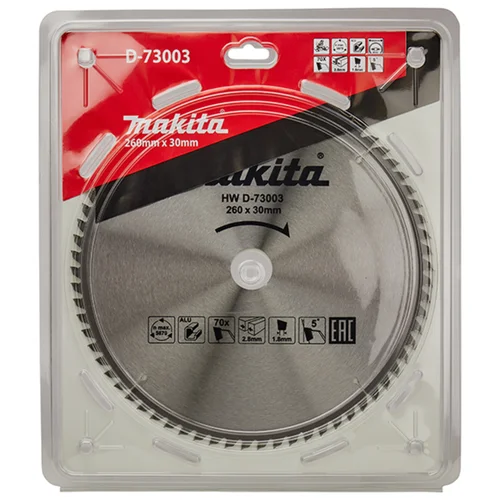 Makita D-73003 Pjovimo diskas 190 mm, 60 dantų, 30 mm veleno, 5° nuolydis image 2