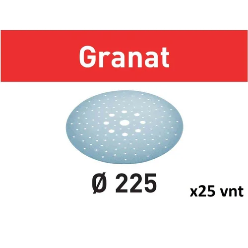 Šlifavimo lapelis Granat Festool STF D225/128 P180 GR/25 (205660) image 1