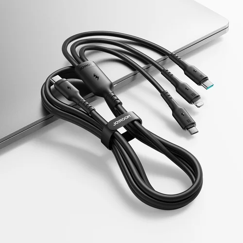 Joyroom S-A61 USB-C kabelis 1.2 m Juoda image 3