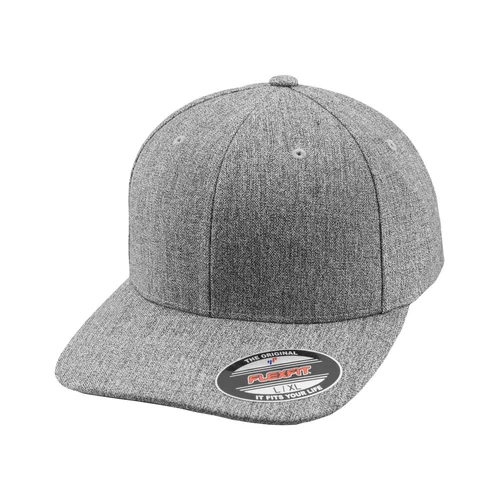 Flexfit 6277PS kepuraitė su snapeliu S/M Heather Grey image 1