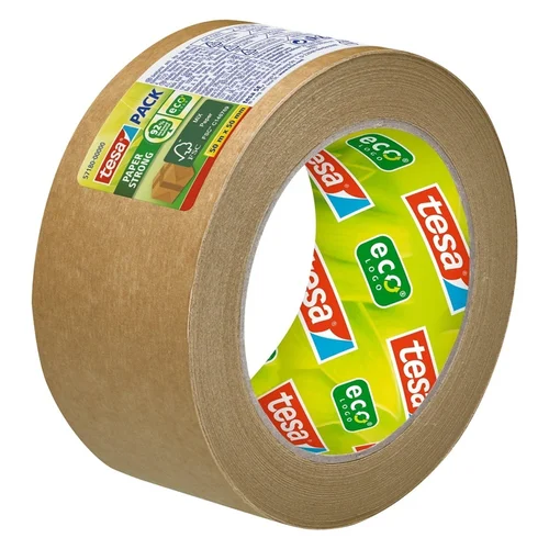 Pakavimo juosta EKOLOGO, 50 m x 50 mm, popierinė image 2