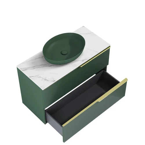 Elita Soho praustuvo spintelė 100×45.3×63.5 cm, Žalia image 2
