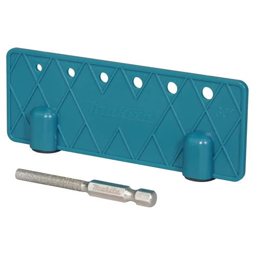 Makita D-75627 Kreipiančiosios plokštelės ir deimantinės apvalios dildės komplektas, 4,5 mm image 2