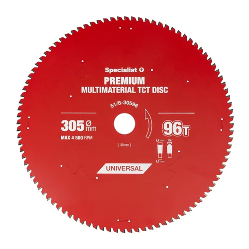 Specialist+ Pjovimo diskas 305x96Tx30mm Multimaterial PREMIUM image 2