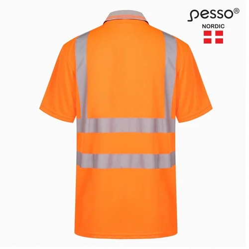 PESSO HVPOR Hi-vis polo marškinėliai oranžiniai L image 3