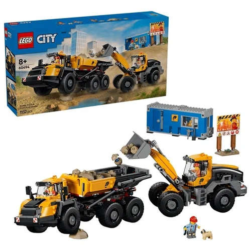 LEGO City 60494 Dump Truck & Front End Loader image 1