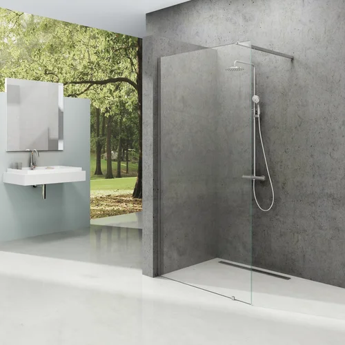 Ravak Walk-In Wall Set, 110 cm Chromas ir Skaidrus stiklas image 3