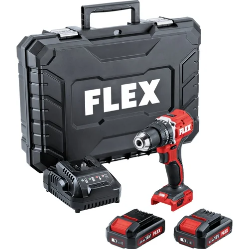 FLEX PD 2G 18,0V LD smūginis gręžtuvas, 2x2,5Ah image 1