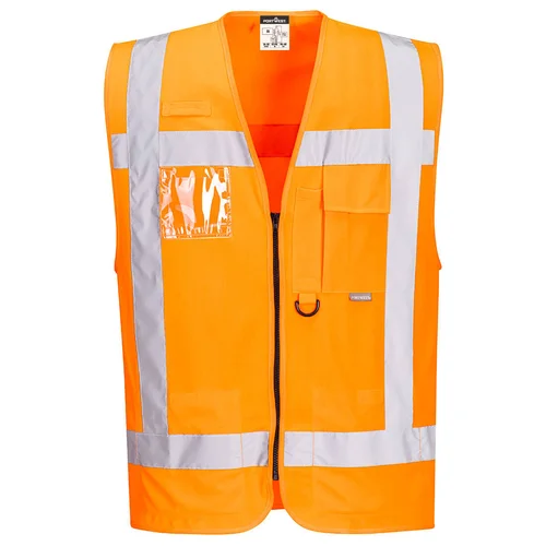 PORTWEST R476 signalinė darbo liemenė XL Oranžinė image 3
