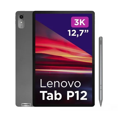 Lenovo Tab P12 ZACH0112SE, pilka, 12.7 in ekranas, 8GB/128GB image 1