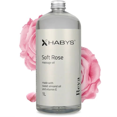Habys Reya Soft Rose masažo aliejus, 1000 ml image 1