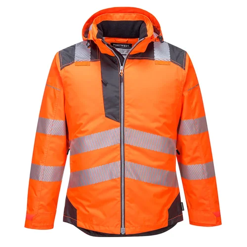 Portwest T400 Hi-Vis žieminė striukė XL Orange/Grey image 2