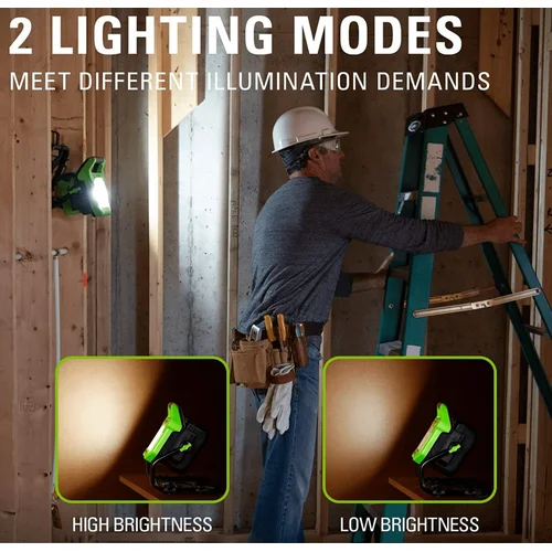 GreenWorks G40WL Akumuliatorinis LED šviestuvas 40 V image 3