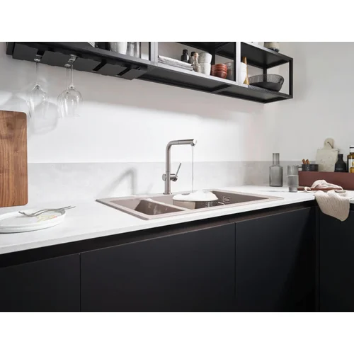 Hansgrohe Talis M54 72808000 virtuvinis maišytuvas, ištraukiamas, chromo image 1