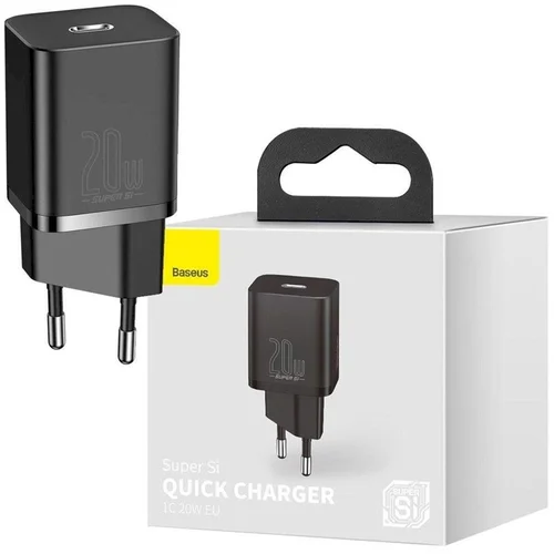BASEUS įkroviklis USB-C 20W, juodas image 1
