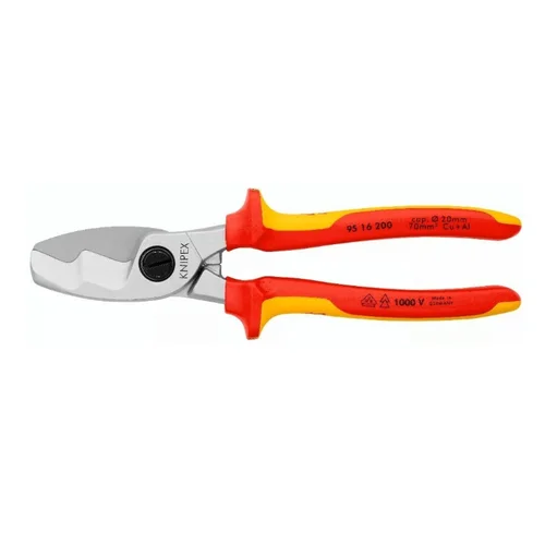 KNIPEX VDE 200 mm kabelio kirpimo žirklės image 1