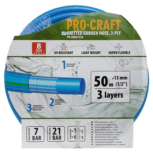 ProCraft PR-3KGH1350 Sodo žarna 3 sluoksniai 1/2" 50 m image 2