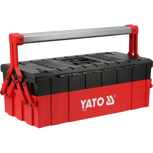 YATO YT-08977 plastikinė dėžė įrankiams, 3 skyrių image 1