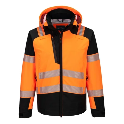 PORTWEST T166 striukė nuo lietaus (3L) – XS, Orange/Black image 3