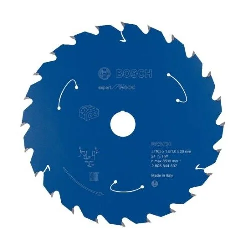 Bosch Expert for Wood Pjovimo diskas 165x20x1.5/1x24T image 1