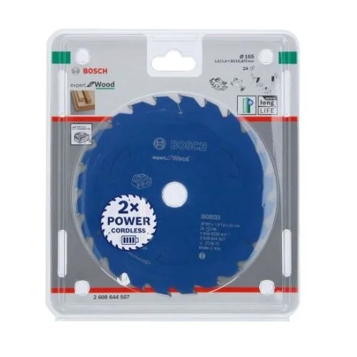 Bosch Expert for Wood Pjovimo diskas 165x20x1.5/1x24T image 2