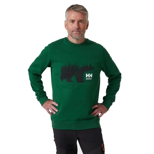 Džemperis HELLY HANSEN Graphic Sweatshirt Žalias 3XL image 3