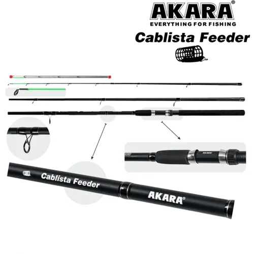 AKARA Cablista AC-330 dugninė meškerė, 3 dalių, 3,30 m image 2