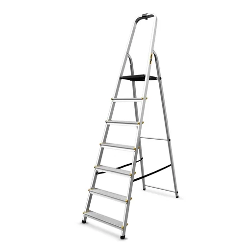 DRABEST ALD7 vienpusės kopėčios, 7 pakopos image 1