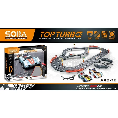 Automobilių trasa Top Turbo A49-12 300 cm image 1