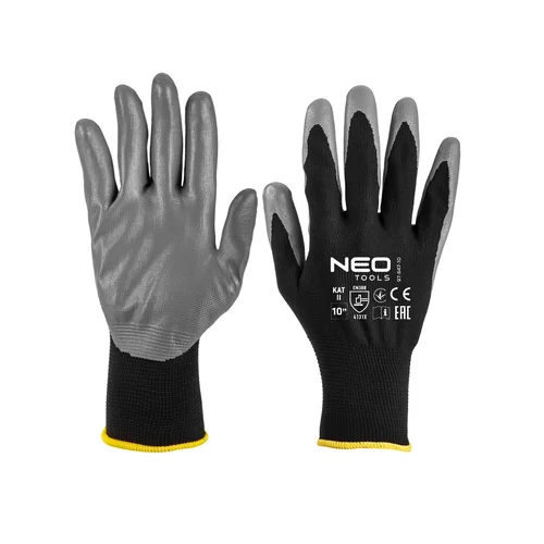 NEO TOOLS Darbinės pirštinės, ntrylemx dengtas poliesteris, 4131X, 10 dydis image 1