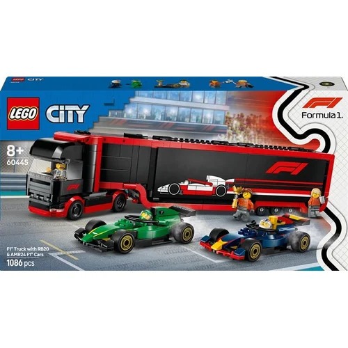 LEGO Miesto F1 sunkvežimis RB20 AMR24, 1086 vnt. image 1