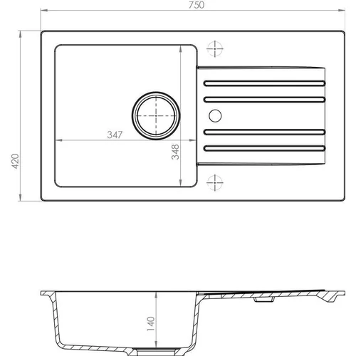 Alveus Foxtrot 130 91, 75×42×15 cm image 3