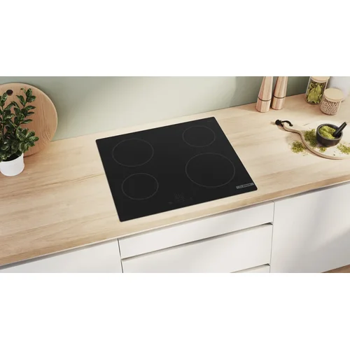 Bosch PKE61RBA2E Įmontuojama elektrinė kaitlentė 60 cm Juoda image 3