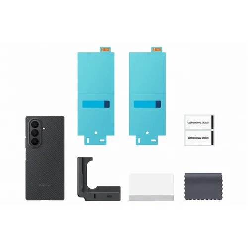 XF966SBEGWW Carbon Shield Dėklas Samsung Galaxy Fold7, Juoda image 2
