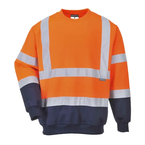 PORTWEST B306 Darbo džemperis XXL, Yellow/Navy image 1