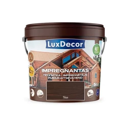 LuxDecor Medienos impregnantas, 5 L, tikmedžio spalva image 1