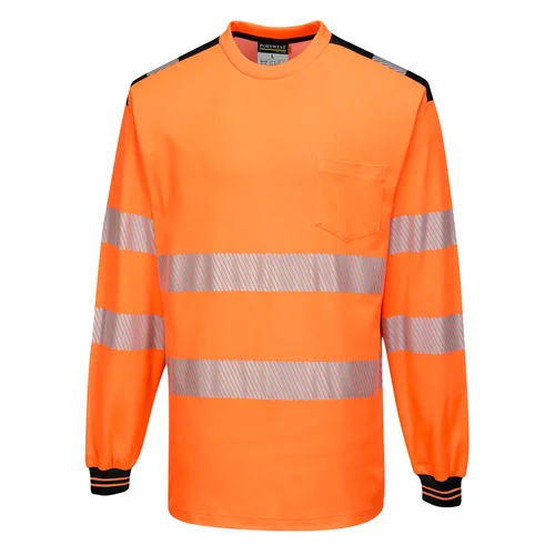 Gero matomumo sportiniai marškinėliai Portwest T185 4XL Geltona/Juoda image 1