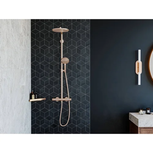 Hansgrohe Raindance Select S 240 27633000 termostatinė dušo sistema Braižytos bronzos image 2