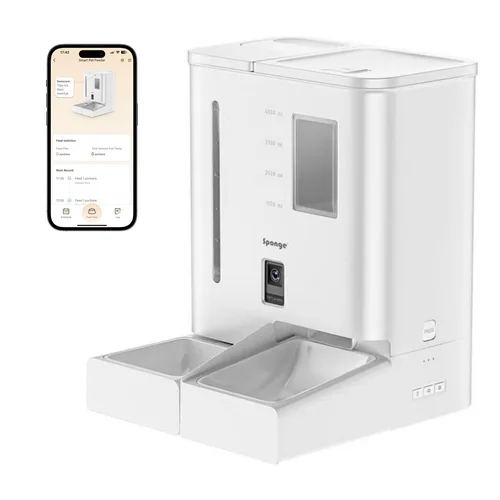 Sponge Pet Feeder DUAL išmanioji šėrykla, 5 L talpa image 2