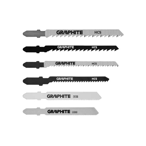 GRAPHITE Pjukliukai siaurapjukliui 6 vnt. įvairus image 1