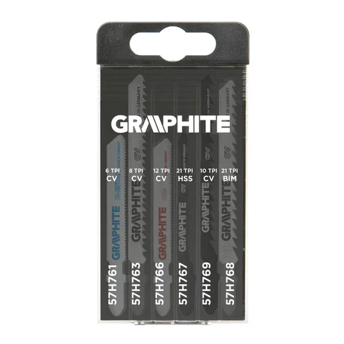 GRAPHITE Pjukliukai siaurapjukliui 6 vnt. įvairus image 2