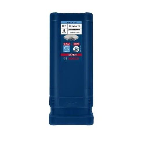Grąžtas betonui Bosch SDS-plus, 8x100x165 mm, 50 vnt. 2608900192 image 1