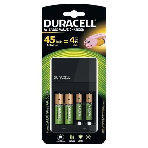 Duracell įkroviklis AA/AAA su 2xAA ir 2xAAA image 1